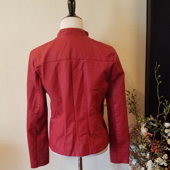 Baccini Red Petite Jacket Medium - Picture 3 of 8